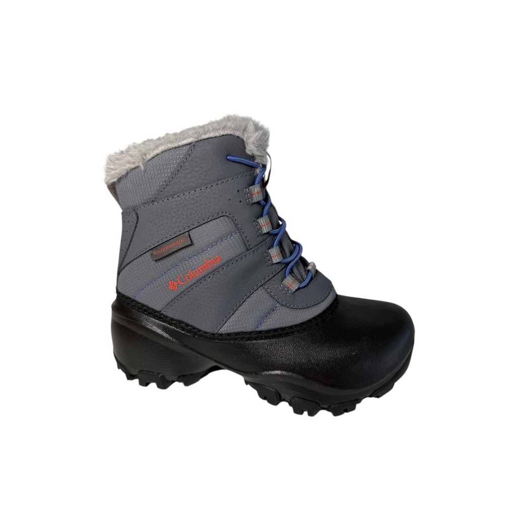 Columbia Youth Bugaboot Plus IV Omni-Heat‎ Boot- Gray/Black Boys Size 1Y No Box